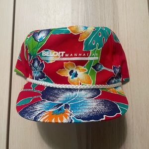 Vintage Beloit Manhattan Print Press Paper Industrial‎ Hawaiian Rope Snapback